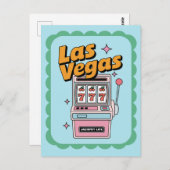 Las Vegas Nevada USA Slot Machine Jackpot Postkarte (Vorne/Hinten)