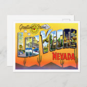 Las Vegas, Nevada Vintag Big Letters Postcard Postkarte (Vorne/Hinten)