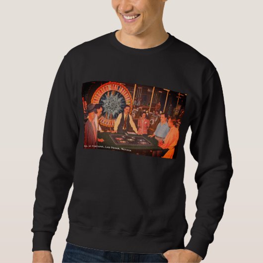 Las Vegas, Nevada Vintag Casino Spiel Sweatshirt (Vorderseite)