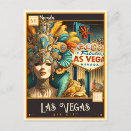 Las Vegas, Nevada | VINTAG Postkarte