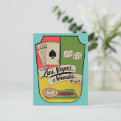 Las Vegas, Nevada Vintage Travel Postkarte (Stehend Vorderseite)