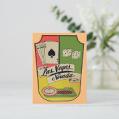 Las Vegas, Nevada Vintage Travel Postkarte (Stehend Vorderseite)