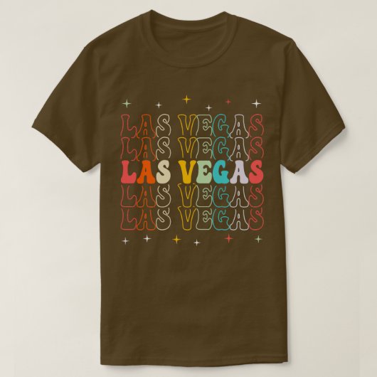 Las Vegas Nevada Vintages Souvenir Urlaub T-Shirt (Design vorne)