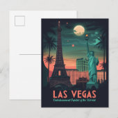 Las Vegas Nevada - Vintages Stadtbild Postkarte (Vorne/Hinten)