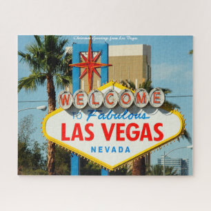 Las Vegas Nevada.Weihnachtsgrüße Puzzle
