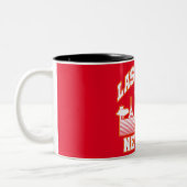 Las Vegas, Nevada Zweifarbige Tasse (Links)