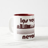 Las Vegas Nevada Zweifarbige Tasse (Vorderseite Links)