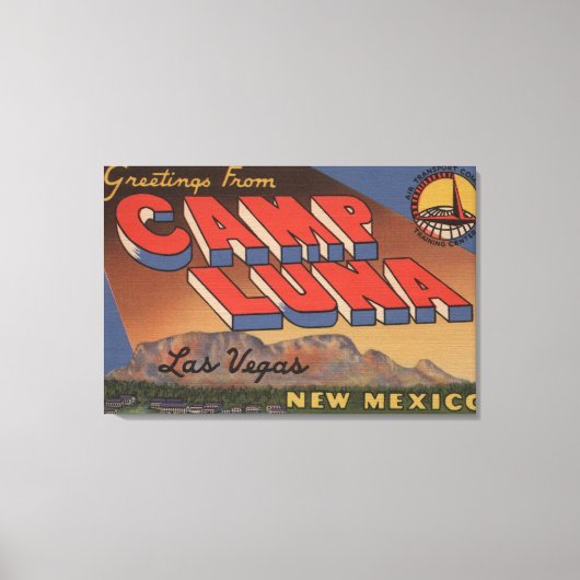 Las Vegas, New Mexico - Camp Luna Leinwanddruck (Vorderseite)