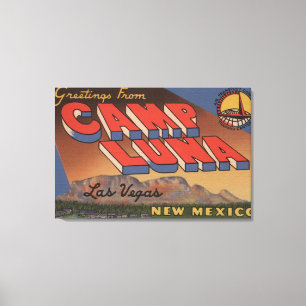 Las Vegas, New Mexico - Camp Luna Leinwanddruck