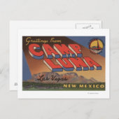 Las Vegas, New Mexico - Camp Luna Postkarte (Vorne/Hinten)