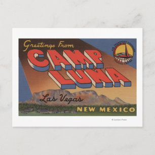 Las Vegas, New Mexico - Camp Luna Postkarte