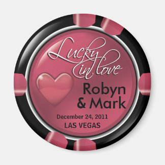 Las Vegas Newlyweds Casino Magnet
