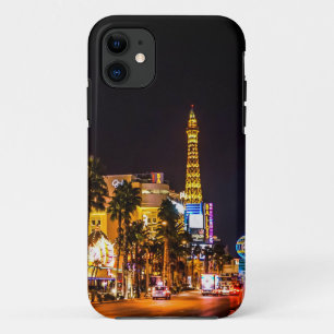 Las Vegas Night Lights Strip Eiffel Tower Casino Case-Mate iPhone Hülle