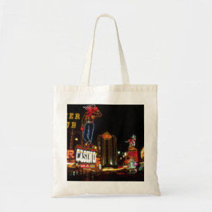 Las Vegas Night Time Neo Lights Casinos Unterschre Tragetasche