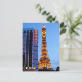 Las Vegas Nightfall Postkarte (Stehend Vorderseite)