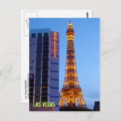 Las Vegas Nightfall Postkarte (Vorne/Hinten)