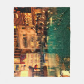 Las Vegas Nights Casino Abstrakte Kunst, Dichtung  Fleecedecke (Vorderseite)