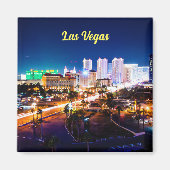 Las Vegas Nighttime Skyline Magnet (Vorne)