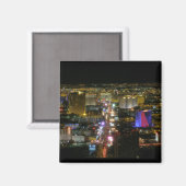 Las Vegas North Strip Aerial View Magnet (Vorderseite/Rückseite)