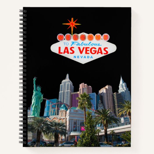 Las Vegas-Notebook Notizblock (Vorderseite)