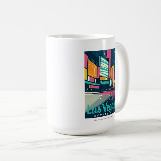 Las Vegas, NV Kaffeetasse (VorderseiteRechts)