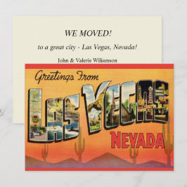 Las Vegas NV Umzugsankündigung