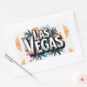 Las Vegas Palm Splash Aufkleber