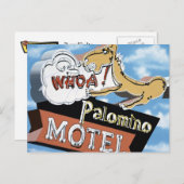 Las Vegas Palomino Motel Retro Neon Signon Postkar Postkarte (Vorne/Hinten)