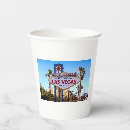 Las Vegas Pappbecher (Vorderseite)
