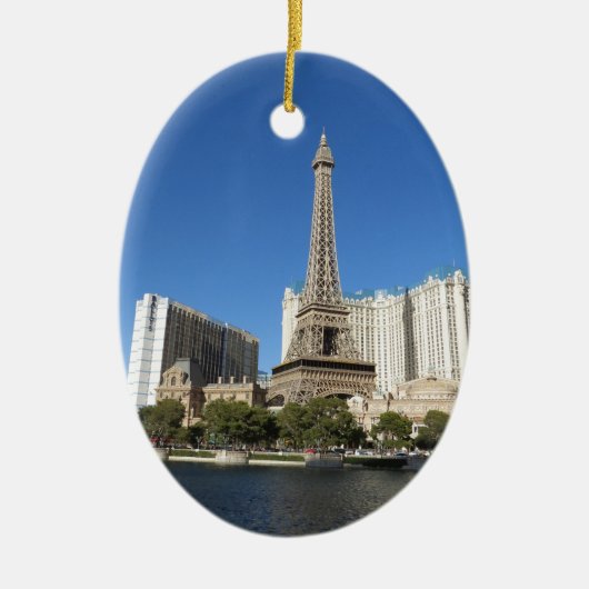 Las Vegas - Paris Paris Keramik Ornament (Vorne)