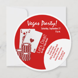 Las vegas Party Einladung