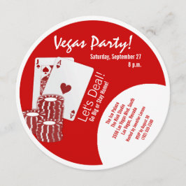 Las vegas Party Einladung