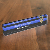 Las Vegas PD Abzeichen Schreibtisch Name Plakat Namensplakette (Seite)