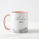 Las Vegas Personalisiert Wedding Coffee Tasse (Links)