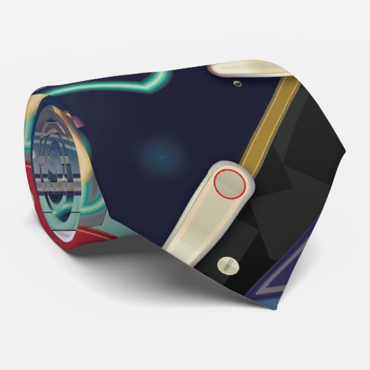 Las Vegas Pinball Machine Krawatte (Gerollt)