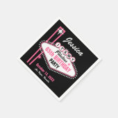 Las Vegas Pink Es ist mein Serviette (Ecke)