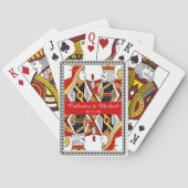 Las Vegas Playing Card King & Queen Gastgeschenk H Spielkarten (Rückseite)