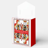 Las Vegas Playing Card King & Queen Wedding Geschenkschachtel (Geöffnet)