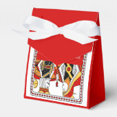 Las Vegas Playing Card King & Queen Wedding Geschenkschachtel (Vorderseite)