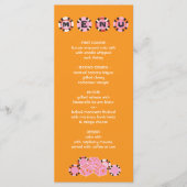 Las Vegas Poker Chip Dice Wedding Buffet Menü Menükarte (Vorderseite)