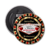 Las Vegas Poker Chip - Junggeselinnen-Abschied Flaschenöffner (Vorderseite)