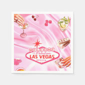 Las Vegas Poker Girls Night Out Serviette (Vorderseite)