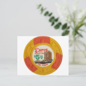 Las Vegas Poker Spielspazierweg Postkarte (Stehend Vorderseite)