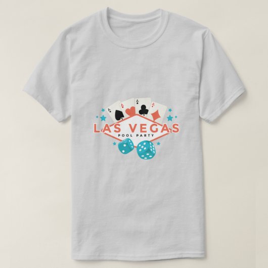 Las Vegas Pool Party T-Shirt (Design vorne)