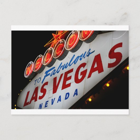 Las Vegas Post Card Postkarte (Vorderseite)
