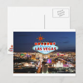 Las Vegas Post Card Postkarte (Vorne/Hinten)