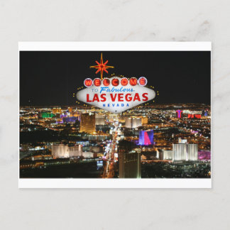 Las Vegas Post Card Postkarte