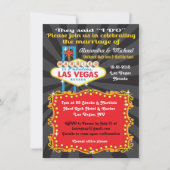 Las Vegas Post Wedding Reception Einladungen (Vorderseite)