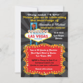 Las Vegas Post Wedding Reception Einladungen (Vorderseite)