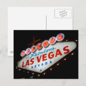 Las Vegas Postcard Postkarte (Vorne/Hinten)